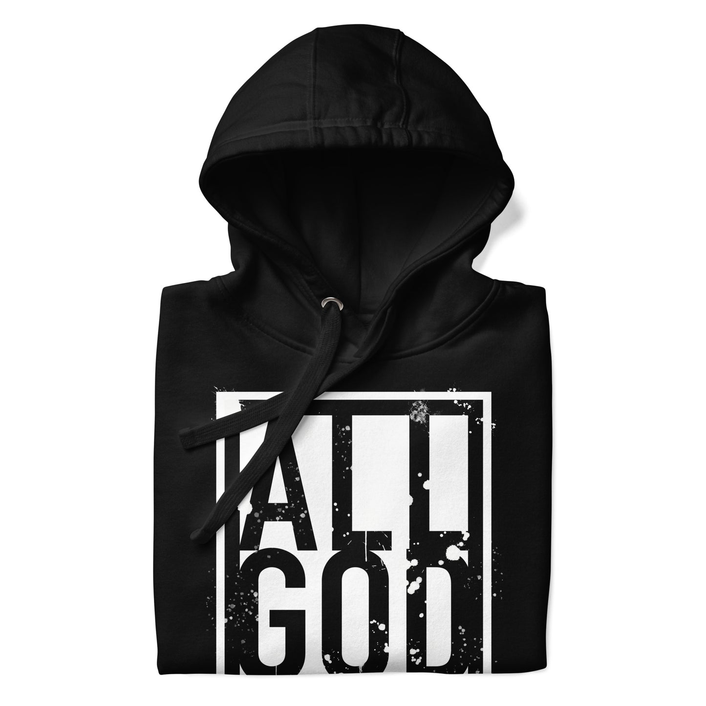 All God Limited Ed Black + White Unisex Hoodie