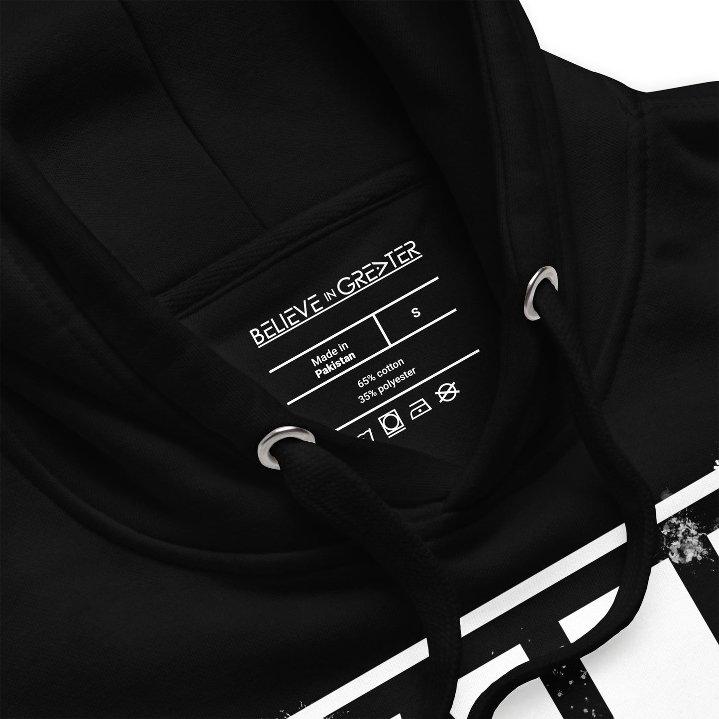 All God Limited Ed Black + White Unisex Hoodie