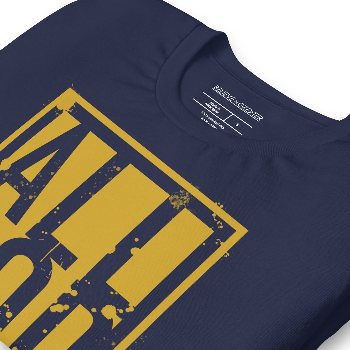 All God Navy and Gold Limited Ed Unisex Tee