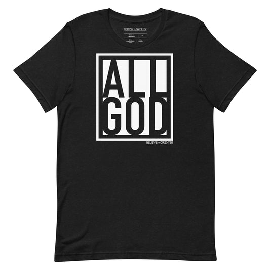 All God Black and White Unisex Tee