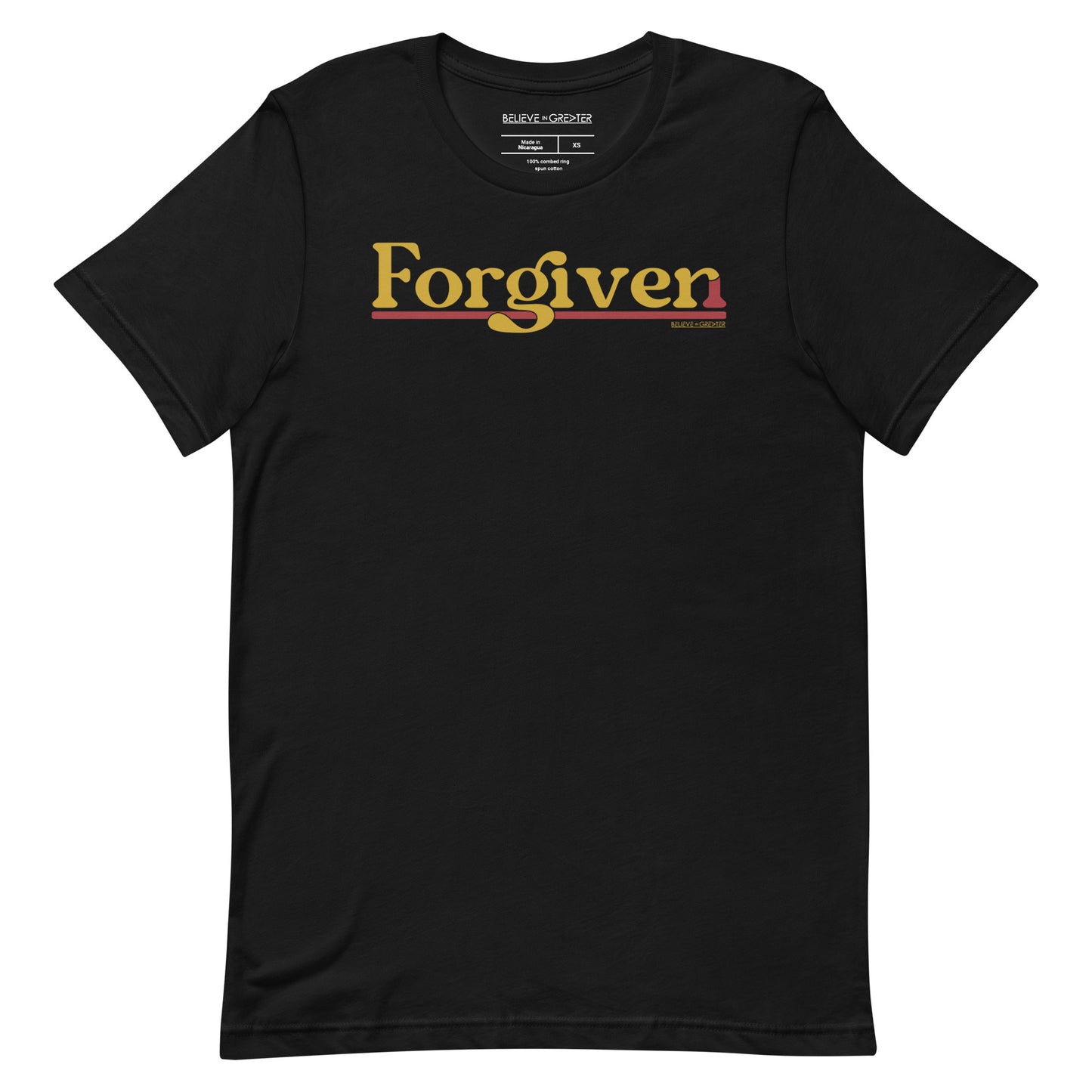 Forgiver/Forgiven Black Unisex Tee