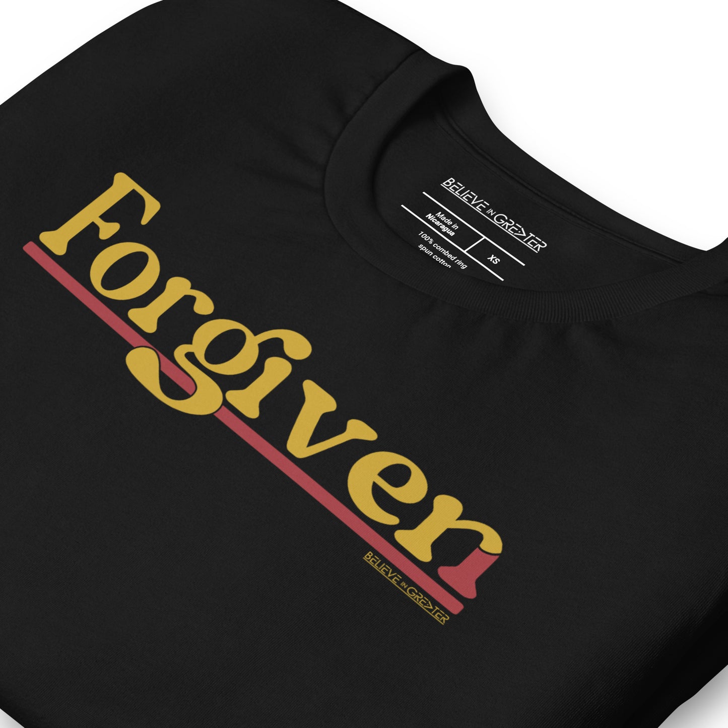 Forgiver/Forgiven Black Unisex Tee